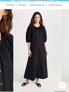 STAUD Vincent Dress Maxi